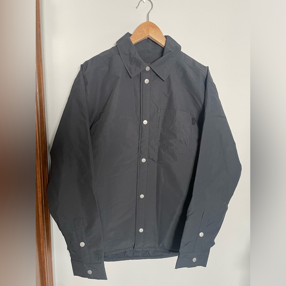 Nike Air Jordan Button-Down Top Jacket Off Noir Men's Size Medium FZ7432-045